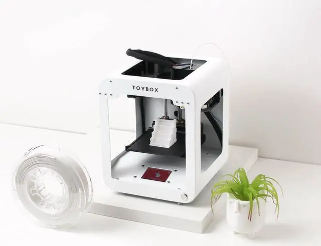 Main image of Toybox 3D 1-Touch Kid-Friendly Childrens Toy Printer and 1 Coconut Printer Food Starter Bundle