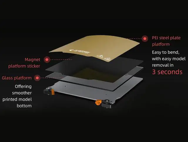 Alt view image 3 of 5 - FlashForge Artemis 3D Printer (Orange)