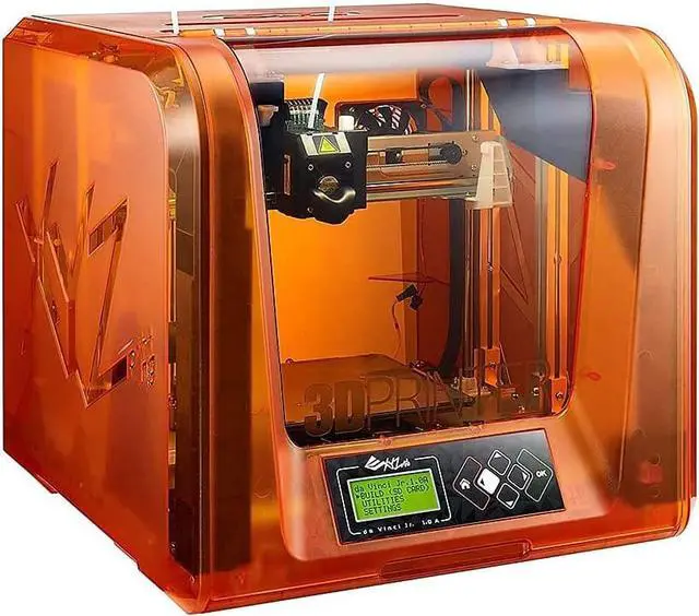 Alt view image 3 of 3 - XYZPrinting da Vinci Jr. 1.0A Pro 3D Printer Open Filament 3D Printing Build Size: 6.9" x 6.9" x 6.9" Fully Enclosed