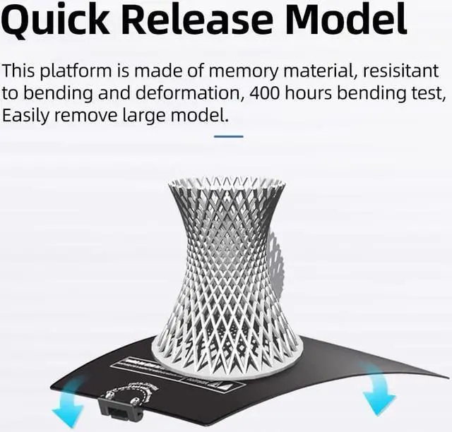 Alt view image 3 of 7 - FLASHFORGE 3D Printer Adventurer 3 - Silent Chamber FDM Printing, Free Leveling Removable Heated Build Plate and Detachable Nozzle, Touch Screen, HD Camera, Auto Feeding, Build Volume 150x150x150mm