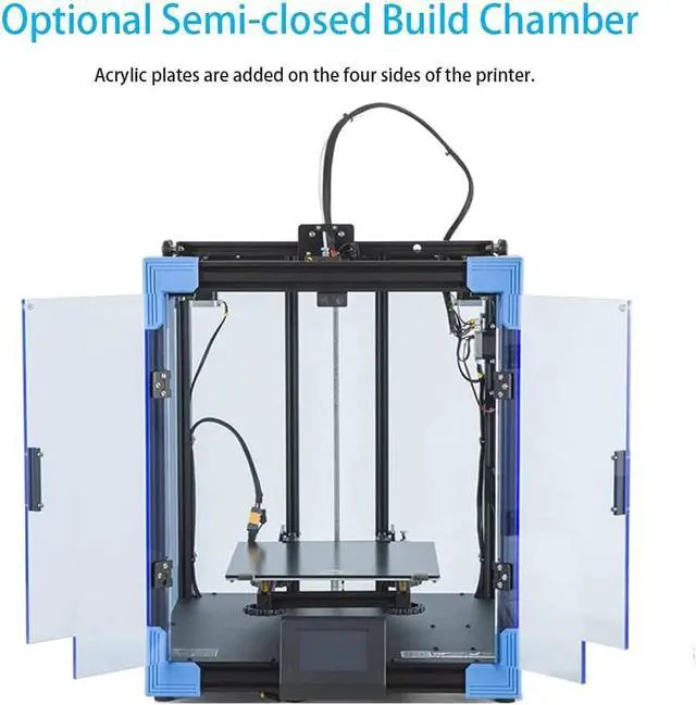 Alt view image 5 of 6 - Comgrow Creality Ender 6 3D Printer Stable Core XY Structure with 3 Times Faster Printing Speed Acrylic Enclosure Silent Board Glass Bed 9.8 x 9.8 x 15.7 inch