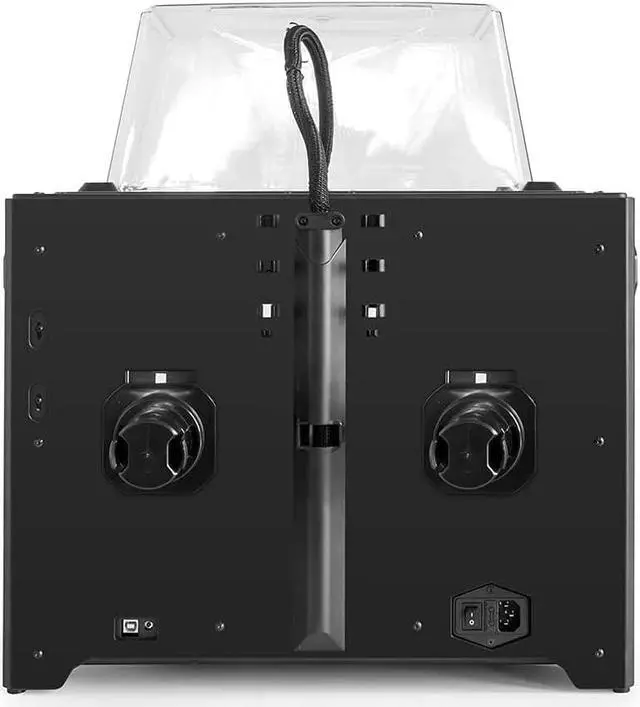 Alt view image 4 of 7 - FlashForge Creator Pro 3D Printer, Dual Extruder 3D Printers W/2 Spools, Fully Metal Frame, Acrylic Covers, DIY FDM 3D Printer Kit with Optimized Build Platform, Works with ABS and PLA
