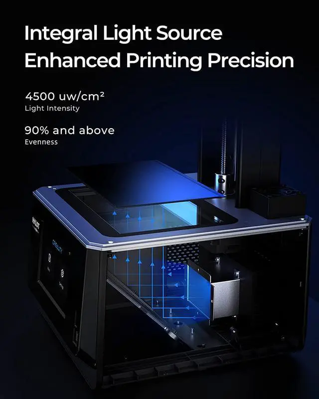 Alt view image 3 of 6 - Official Creality Resin 3D Printer, HALOT-ONE Plus(CL-79) 3D Printers with 7.9 inches 4K Mono LCD and Ultra-high Printing Accuracy, Print Size 172*102*160mm/6.77×4.01×6.29in