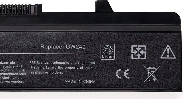 Alt view image 4 of 7 - GHU Premium Battery 58Wh Compatible with Dell Inspiring 1545 Module Type X284G RN873 GW240 1525 Recharges Over 500 Times