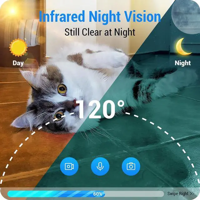 Alt view image 4 of 7 - Smart Camera Automatic Cat Feeder: 1080P HD Live View with Night Vision,5G Automatic Dog Feeder with Two-Way Audio,Detachable for Easy Clean,Record Wonderful Moments for Multiple Pets-25Cup