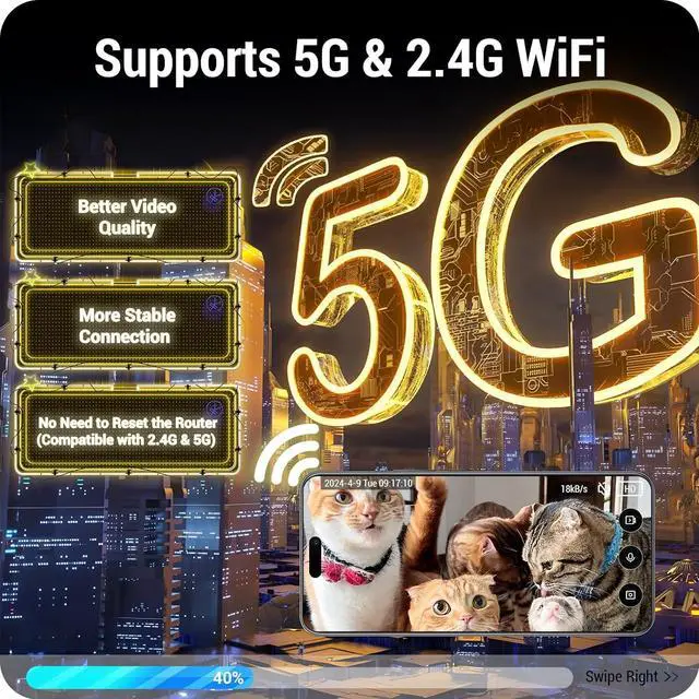 Alt view image 3 of 7 - Smart Camera Automatic Cat Feeder: 1080P HD Live View with Night Vision,5G Automatic Dog Feeder with Two-Way Audio,Detachable for Easy Clean,Record Wonderful Moments for Multiple Pets-25Cup