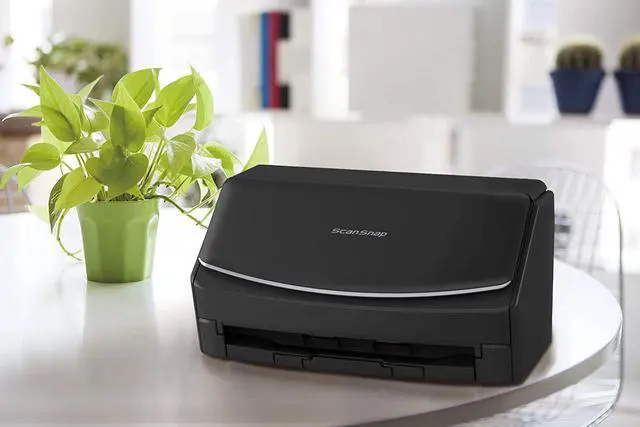 Alt view image 5 of 6 - Fujitsu ScanSnap iX1500 Color Duplex Document Scanner with Touch Screen for Mac and PC (Black Model, 2020 Release)