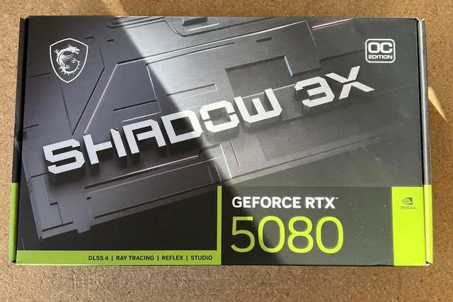 Refurbished: MSI SHADOW GeForce RTX 5080 Graphics Card RTX 5080