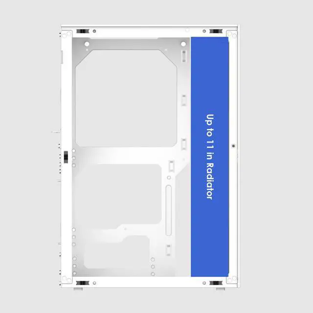 Alt view image 6 of 6 - SSUPD Meshlicious Mini-ITX Small Form Factor (SFF) Case - Full Mesh Side Panel with PCIe 3.0 Riser Cable - White Color, Tool-Free and Easy Accessibility