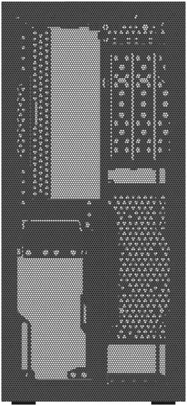 Alt view image 4 of 5 - SSUPD Meshroom S Mini-ITX Small Form Factor (SFF) Case - Full Mesh Side Panel, Without Riser Cable - Gray Color, Tool-Free and Easy Accessibility