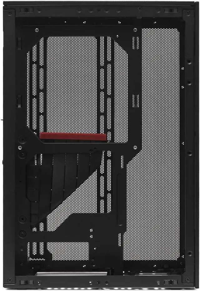 Alt view image 5 of 5 - SSUPD Meshroom S V2 Mini-ITX Small Form Factor (SFF) Case - Full Mesh Side Panel without PCIe Riser Cable - Black Color, Tool-Free and Easy Accessibility