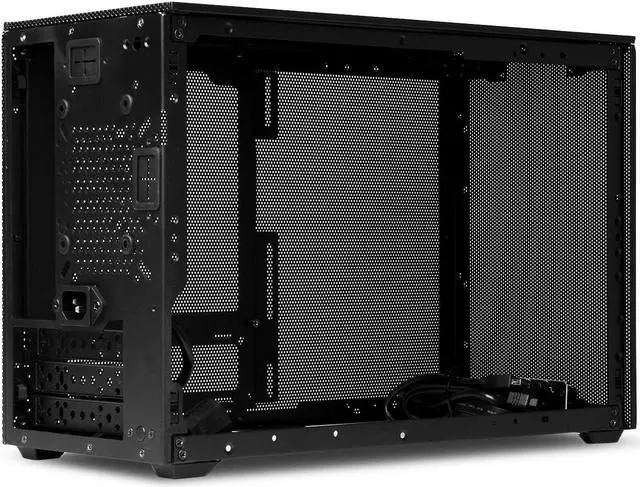 Alt view image 3 of 5 - SSUPD Meshroom D Mini-ITX Small Form Factor (SFF) Case - Full Mesh Side Panel - Black Color, Tool-Free and Easy Accessibility