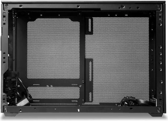 Alt view image 4 of 5 - SSUPD Meshroom D Mini-ITX Small Form Factor (SFF) Case - Full Mesh Side Panel - Black Color, Tool-Free and Easy Accessibility