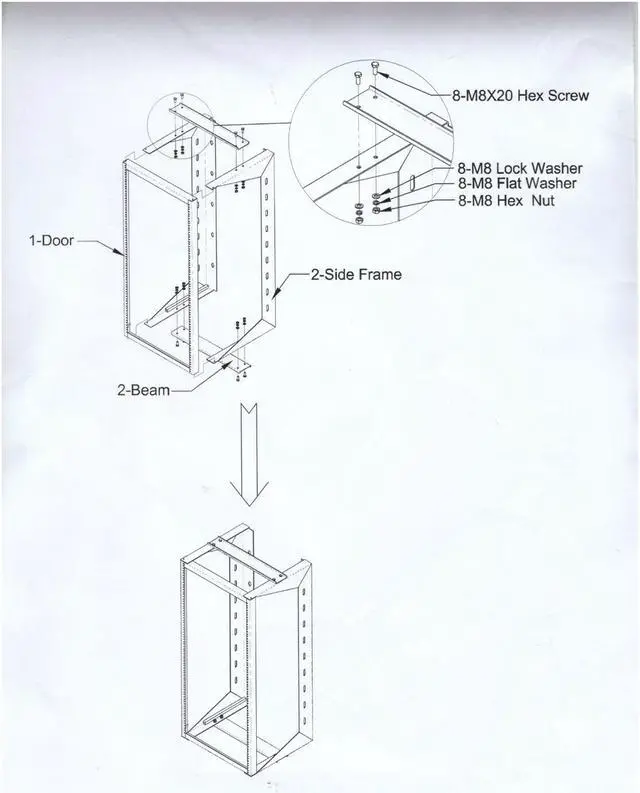 Alt view image 4 of 4 - DavisLegend 12U Swing Gate Wall Mount IT Open Frame Network Rack Hinged 19" Tap Black 18" deep