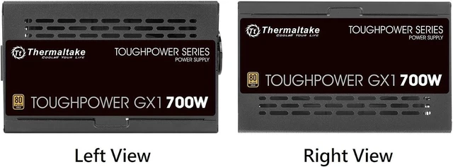 Alt view image 3 of 6 - Thermaltake Toughpower GX1 80+ Gold 700W SLI/Crossfire Ready Continuous Power ATX 12V V2.4/EPS V2.92 Non Modular Power Supply 5 Year Warranty PS-TPD-0700Nnfagu-1