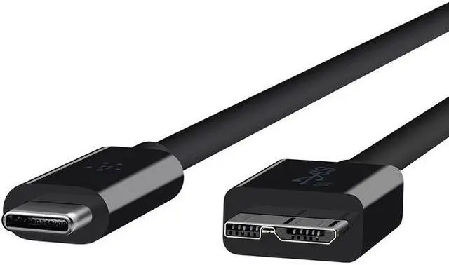Alt view image 3 of 3 - BELKIN INTERNATIONAL INC B2C008-1M-BLK BELKIN 1M 3.1 USB-C TO MICRO-B CABLE ( USB TYPE-C)