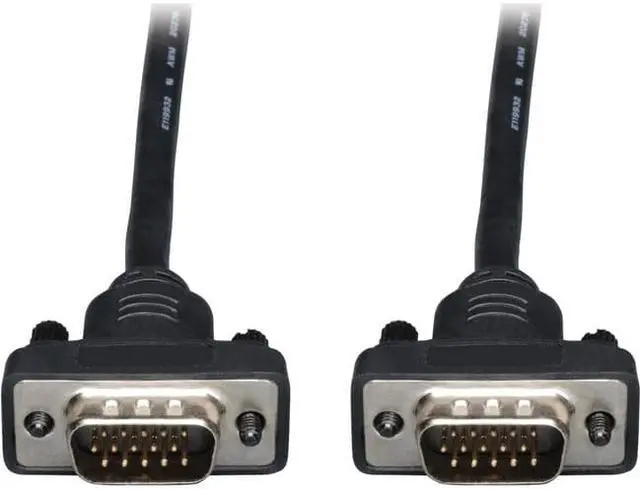 Alt view image 4 of 8 - Tripp Lite 50ft Low-Profile High Resolution VGA Coax Monitor Cable w/ RGB Coax