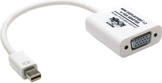 Alt view image 10 of 19 - Tripp Lite Keyspan Mini DisplayPort to VGA Active Cable Adapter, MDP 1.2, Converter for MDP to VGA (M/F), 6-in. (P137-06N-VGA-V2)