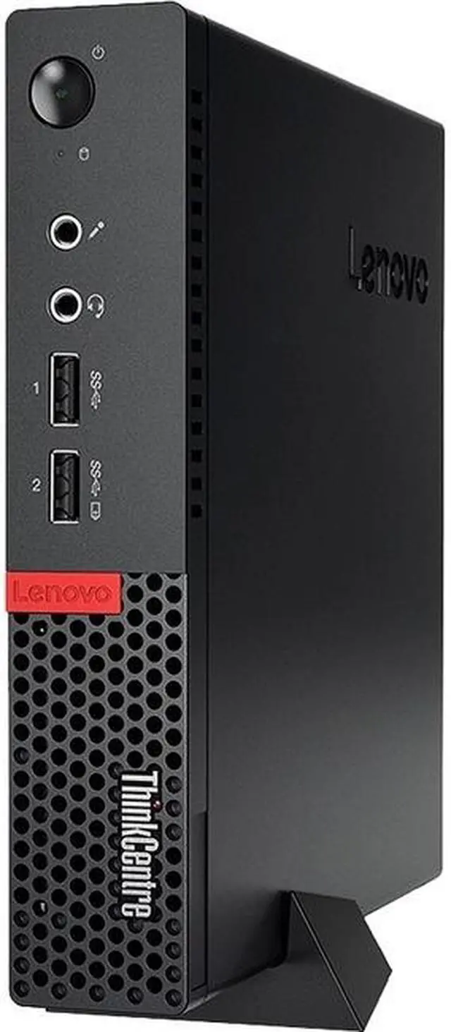 Alt view image 11 of 11 - Lenovo ThinkCentre M710q 10MR0003US Desktop Computer - Intel Core i7 (7th Gen) i7-7700T 2.90 GHz - 8 GB DDR4 SDRAM - 256 GB SSD - Windows 10 Pro 64-bit (English) - Tiny - Black