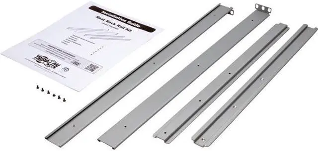 Alt view image 5 of 8 - Tripp Lite PDU Rear Support Rail Kit 1U ATS PDUS Mounted 4Post & Enclosures