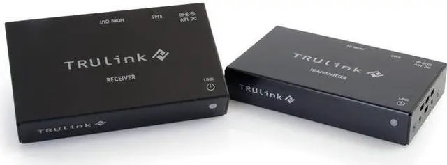 Alt view image 10 of 10 - C2G 29210 C2G TruLink HDMI over Cat5 Extender Box Transmitter to Box Receiver Kit - 1 Input Device - 1 Output Device - 300 ft Range - 2 x Network (RJ-45) - 1 x HDMI In - 1 x HDMI Out - Full HD - 1920