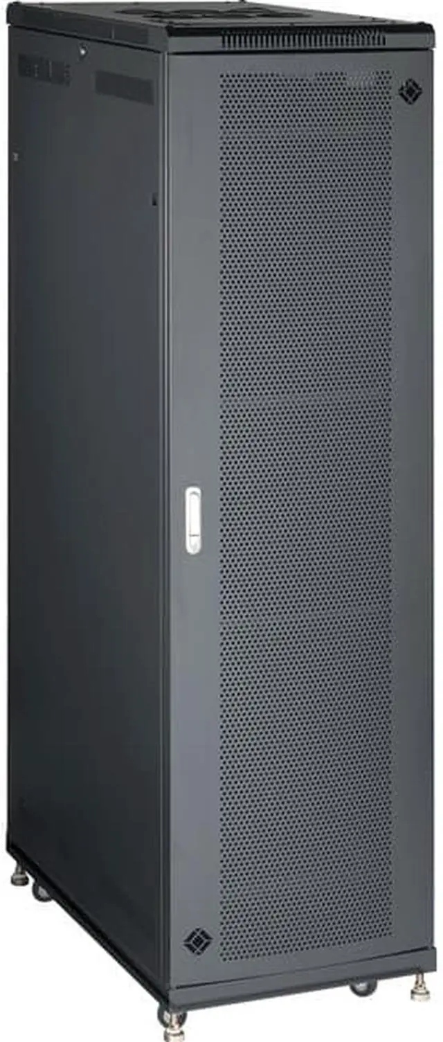Alt view image 4 of 4 - Black Box RM2540A 42U Split Rear Door Cabinet 24I Nw X 40Ind Mesh Front
