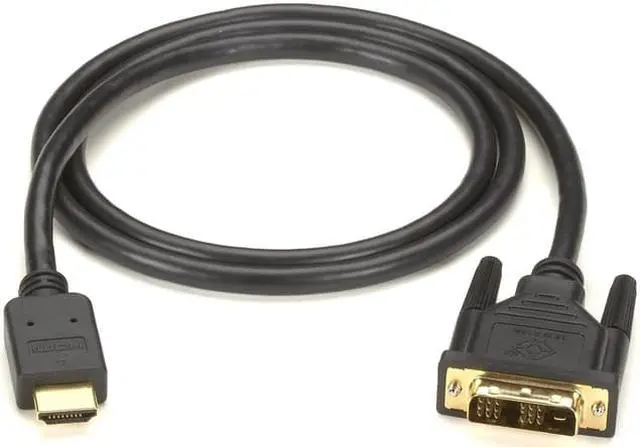 Alt view image 5 of 7 - HDMI to DVI-D Cable, M/M, PVC, 1-m (3.2-ft.)