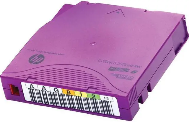 Alt view image 8 of 10 - HP LTO-6 Ultrium 6.25TB MP RW Custom Labeled Data Cartridge 20 Pack (C7976AL)