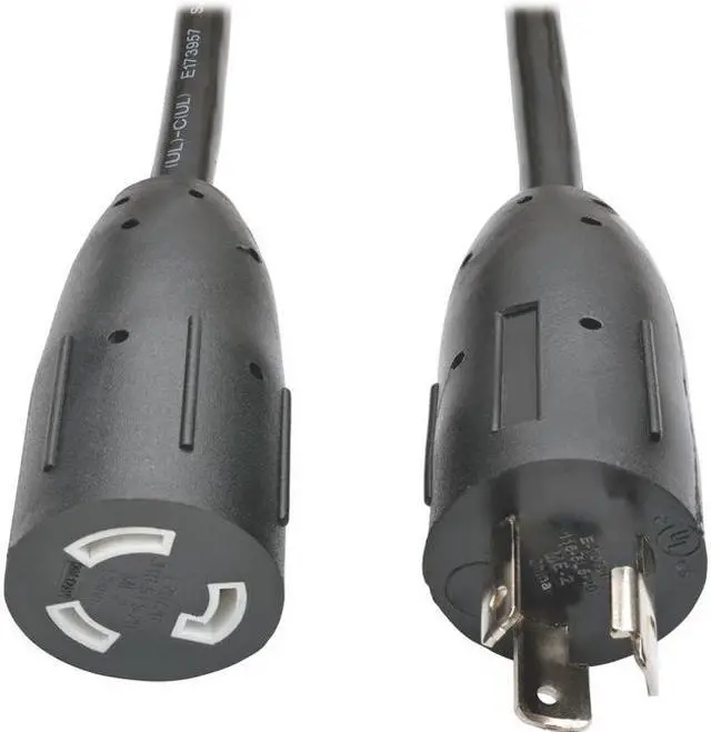 Alt view image 6 of 11 - Tripp Lite Heavy-Duty Power Extension Cord, 20A, 12AWG (NEMA L5-20P to NEMA L5-20R), Locking Connectors, 6 ft. (P046-006-LL)