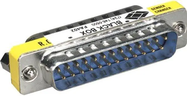 Alt view image 5 of 7 - Black Box Gender Changer DB25 Male/DB25 Male FA402R2
