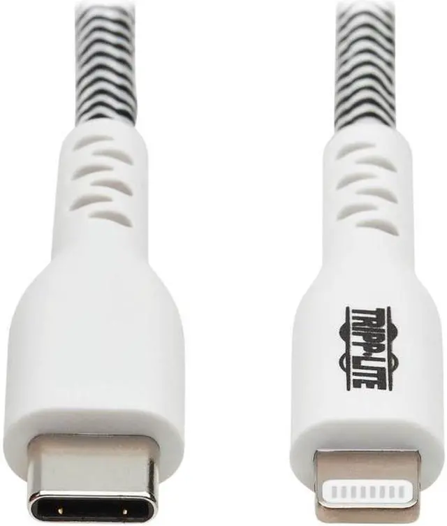 Alt view image 6 of 10 - Tripp Lite Heavy-Duty Usb-C To C94 Lightning Cable (M/M) 10 Ft.