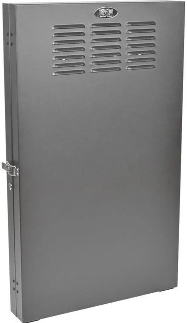 Alt view image 3 of 8 - Tripp Lite 2U Low-Profile Vertical-Mount Server-Depth Wall-Mount Rack Enclosure Cabinet (SRWF2U36)