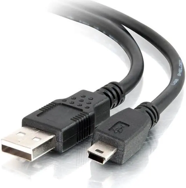 Alt view image 3 of 6 - C2G - AV LINE 27005 6FT USBA TO MINI B DEVICE 5PIN