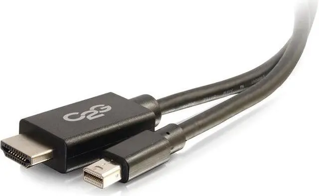 Alt view image 5 of 6 - C2g 10Ft Mini Displayport To Hdmi Adapter Cable - Black - Taa
