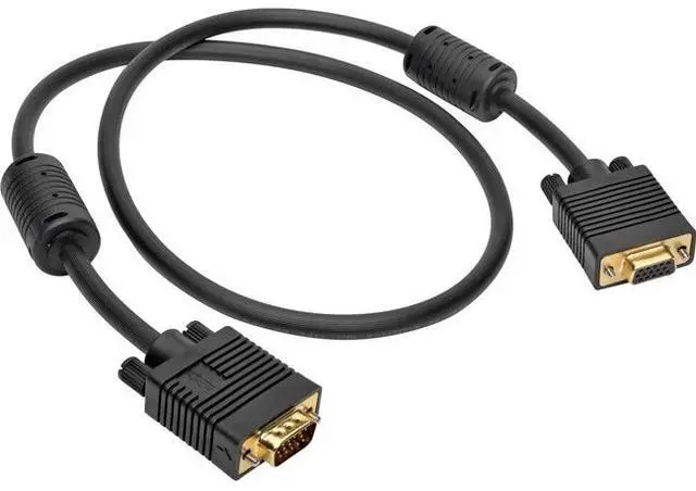 Alt view image 8 of 20 - Tripp Lite P500-003 Vga Monitor Extension Cable Coax High Resolution M/F 1080P 3Ft 3 - Vga Extension Cable - Hd-15 (Vga) (M) To Hd-15 (Vga) (F) - 3 Ft - Molded, Thumbscrews - Black