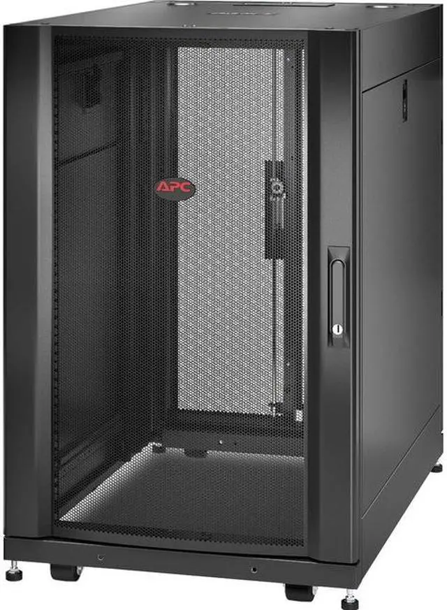 Alt view image 9 of 18 - APC NetShelter SX AR3006 18U 600mm Wide x 900mm Deep Server Rack Enclosure with Sides Black
