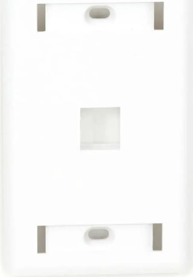 Alt view image 2 of 3 - Black Box GigaStation2 1 Socket Network Faceplate