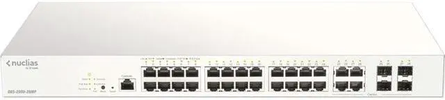 Alt view image 2 of 11 - D-Link 28-Port Nuclias Cloud-Managed PoE Switch