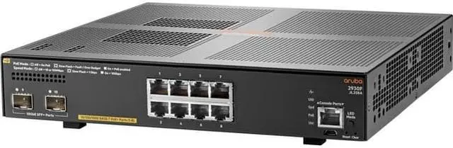 Alt view image 2 of 2 - Hewlett Packard Enterprise Aruba 2930f 8g Poe+ 2sfp+ Swch Jmpcbl-na