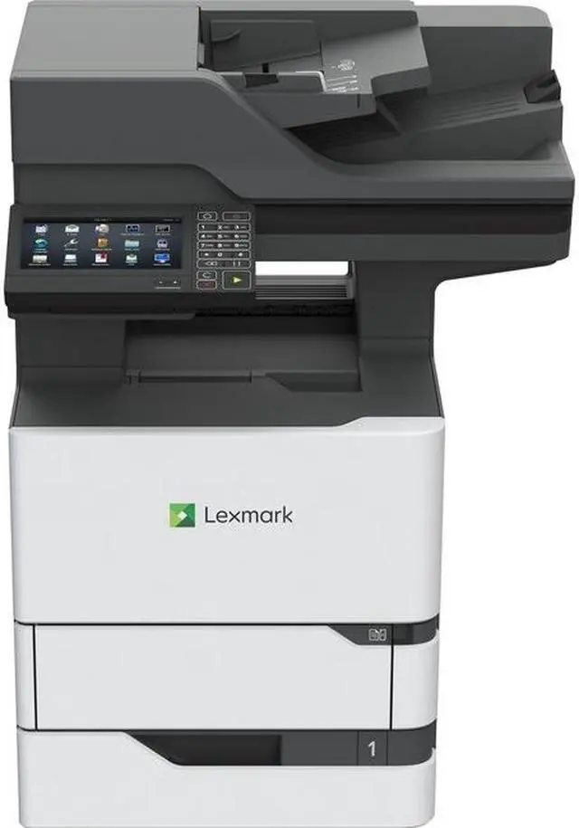 Alt view image 2 of 2 - Lexmark MX720 MX722ade Laser Multifunction Printer - Monochrome - Plain Paper Print - Desktop