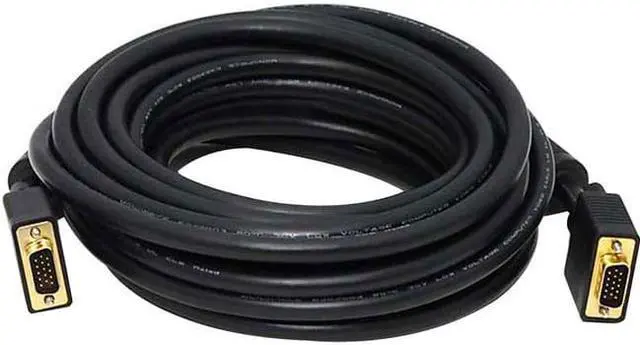 Alt view image 5 of 10 - Monoprice Super VGA M/M Cable - 25 Feet With Ferrites For In-Wall Installation | Gold Plated, CL2 Rated