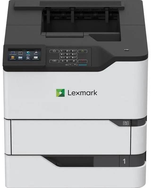 Alt view image 2 of 2 - Lexmark MS820e MS822de Laser Printer - Monochrome - 1200 x 1200 dpi Print - Plain Paper Print - Desktop