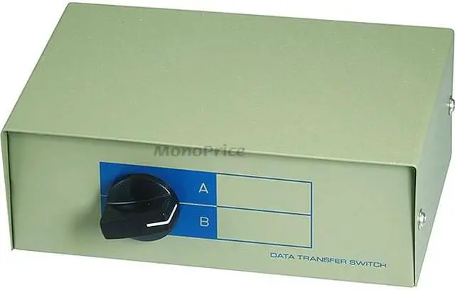 Alt view image 5 of 6 - Monoprice Db15 Ab 2 Way Switch Box