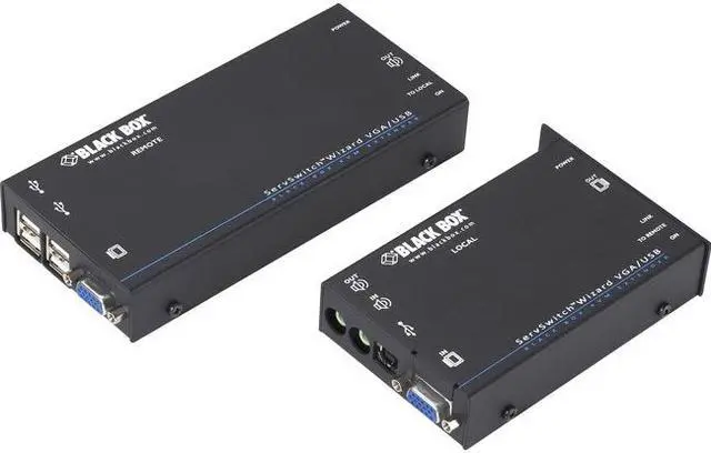 Alt view image 6 of 16 - Black Box ServSwitch Wizard USB KVM Extender With Audio