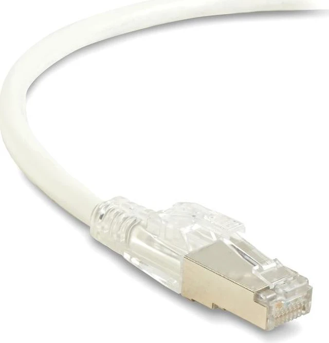 Alt view image 8 of 9 - Black Box Network Services C6APC80S-WH-03 Gigatrue 3 Cat6. Shielded Patch Cord Yel
