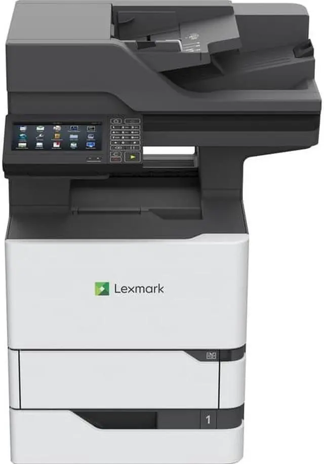 Alt view image 2 of 3 - Lexmark MX720 MX721adhe Laser Multifunction Printer - Monochrome - Plain Paper Print - Desktop