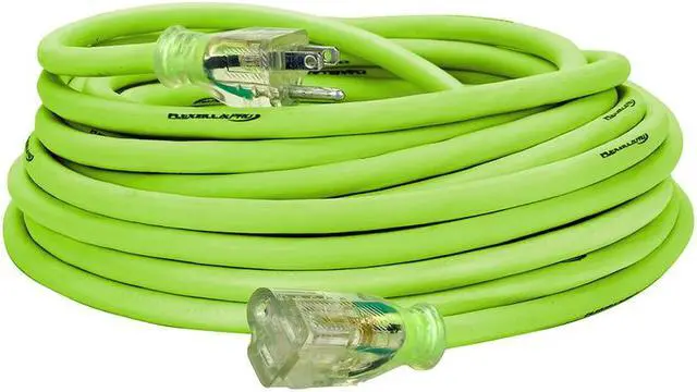 Main image of Flexzilla Pro Extension Cord 123 AWG SJTW 50ft Outdoor Lighted Plug