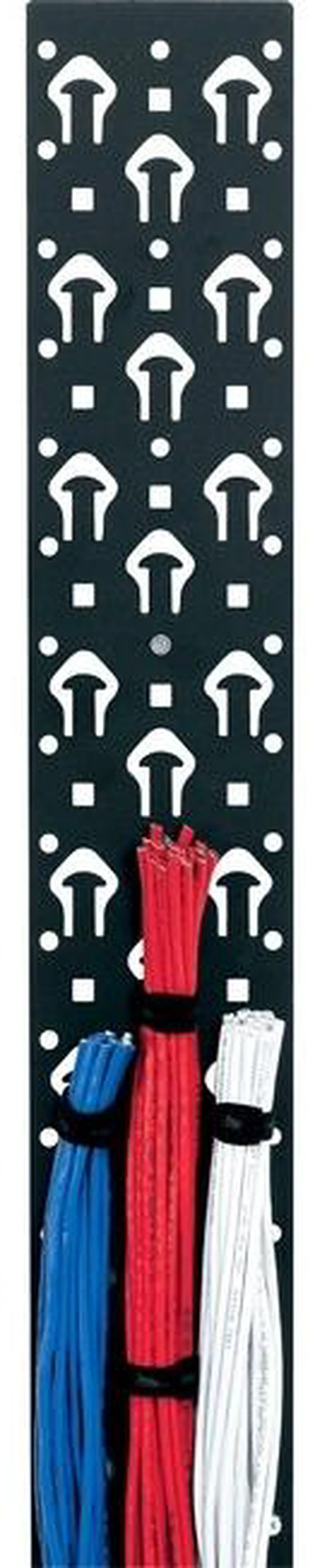 Main image of Middle Atlantic Products - LACE44OWP - Middle Atlantic Products Vertical Lacer Strip - Strip - Black - 6 Pack