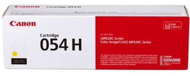 Alt view image 15 of 20 - Canon 054 Yellow Toner Cartridge High Yield 3025C001