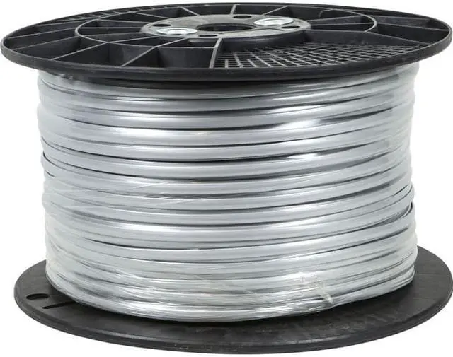 Alt view image 5 of 12 - Monoprice Stranded Bulk Phone Cable - 1000 Feet - Silver | 8 Conductor, 28AWG, Flat Cable